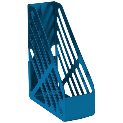 5 Star Magazine Rack, Foolscap, Blue 5 Star Magazine Rack, Foolscap, Blue