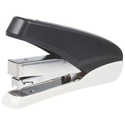 5 Star Power-Save Full Strip Stapler, 40 Sheet Capacity, Takes 23/6 23/8 23/10 Staples, Black & Grey