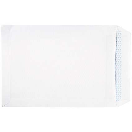 5 Star Eco C4 Pocket Envelopes, White, Press Seal, 100gsm, Pack of 250