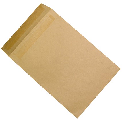 5 Star Heavyweight Pocket Manilla Envelopes, 406x305mm, Press Seal, 115gsm, Pack of 250 5 Star Heavyweight Pocket Manilla Envelopes, 406x305mm, Press Seal, 115gsm, Pack of 250