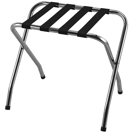 Ashton Metal Luggage Rack Chrome (Pack of 4)