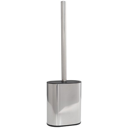 Sana Silicone Toilet Brush and Holder Polished Steel 10350