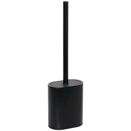 Sana Silicone Toilet Brush and Holder Black 10766