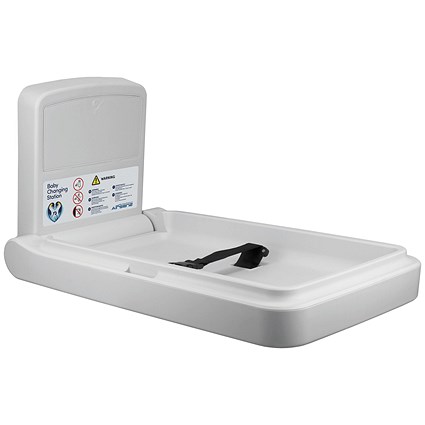 Vertical Baby Changing Unit, Cream
