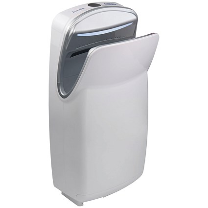 Biodrier Executive Hand Dryer, White Biodrier Executive Hand Dryer, White