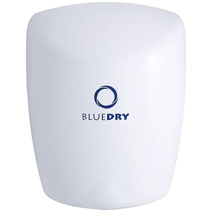 Bluedry Mini Jet Hand Dryer, White Bluedry Mini Jet Hand Dryer, White