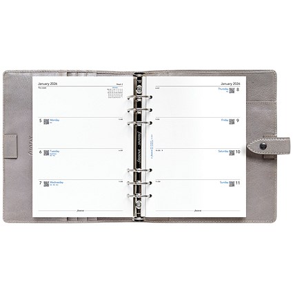 Filofax A5 Diary Refill, Week To View, 2026