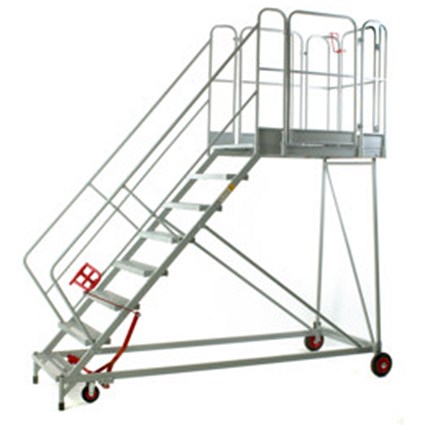 Fort Easy Slope Platform Steps Galvanised 3 Tread MS9103G