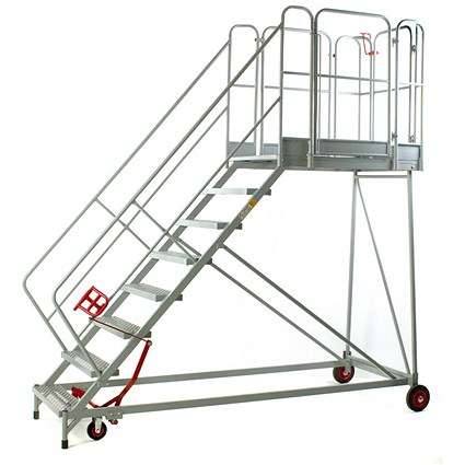 Fort Easy Slope Platform Steps Galvanised 5 Tread MS9105G