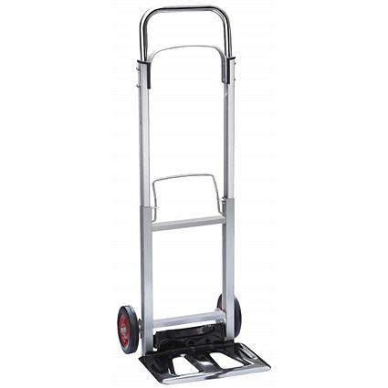 Barton Compact Sack Truck, Aluminium/Black