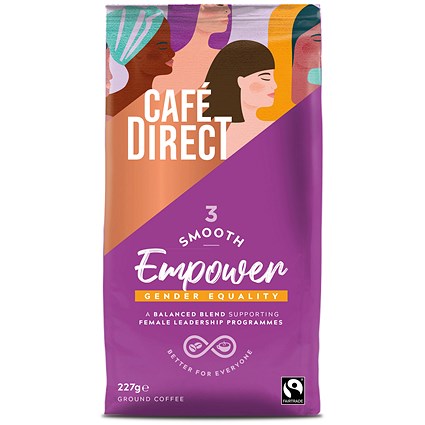 Cafe Direct Smooth Roast Ground Coffee, 227g