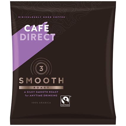 Cafe Direct Smooth Roast Ground Coffee Sachets, Pack of 45