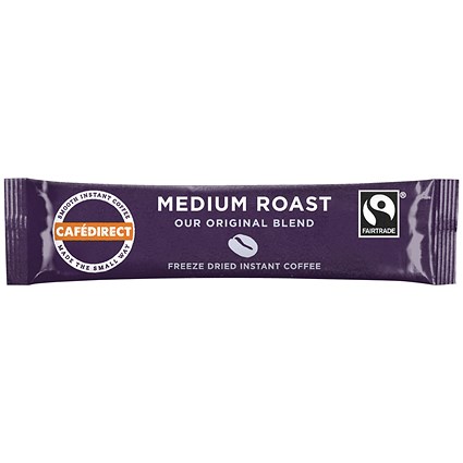 Cafedirect Smooth Roast Freeze Dried Coffee Sticks (Pack of 250) TWI41023