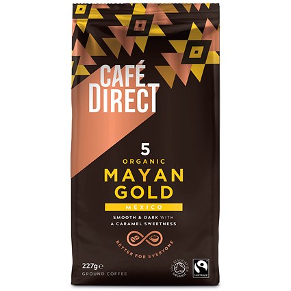 Cafe Direct Mayan Gold Ground Coffee, 227g