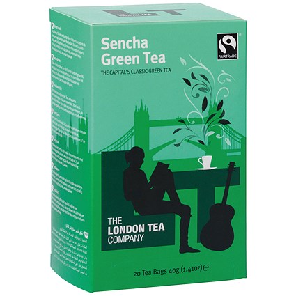 London Tea Company Sencha Green Tea (Pack of 20)