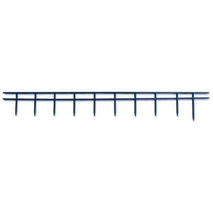 GBC SureBind Binding Strips, 25mm, 10 Prongs, Blue, Pack of 100