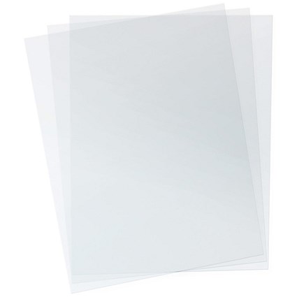 GBC Superclear Report Covers, 150 micron, Clear, A4, Pack of 50