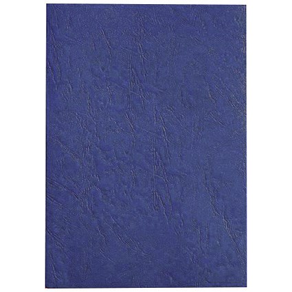 GBC Antelope Binding Covers, 250gsm, A4, Leathergrain, Royal Blue, Pack of 100