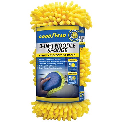 Goodyear 2-in-1 High Absorbent Noodle Sponge Wash Pad