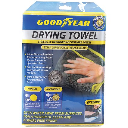 Goodyear Luxury Microfibre Drying Towel Extra Large