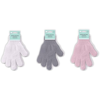 Exfoliating Gloves 2 Pairs Assorted Pack of 24
