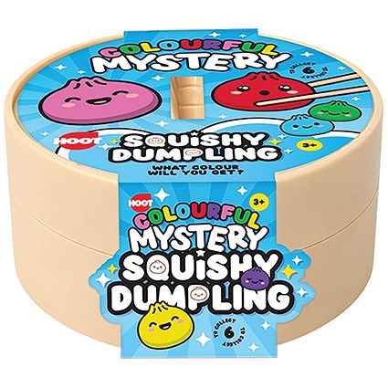 Colourful Mystery Squishy Dumpling 3+ Ast Designs Pack of 12