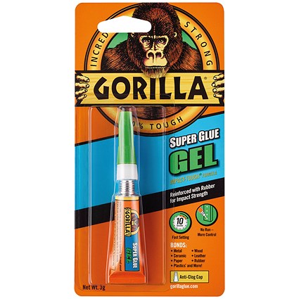 Gorilla Super Glue Gel 3g
