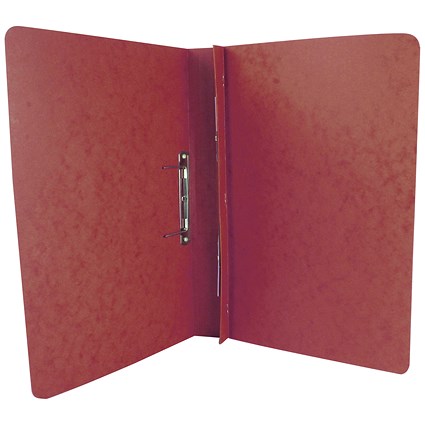 Exacompta Transfer Files, 285 gsm, Foolscap, Red, Pack of 25