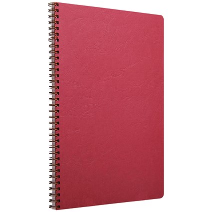 Clairefontaine Age Bag Wirebound Notebook A4 Red (Pack of 5)