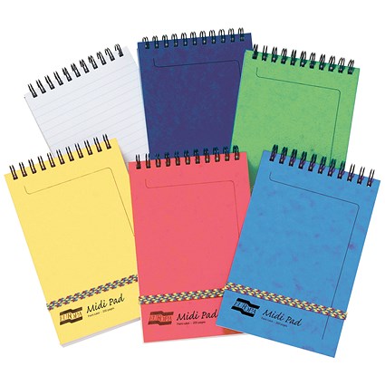 Clairefontaine Europa Midi Notepad 152x102mm Assortment C (Pack of 10)