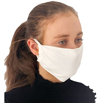 Examask Individual Protective Mask, White, Pack of 10