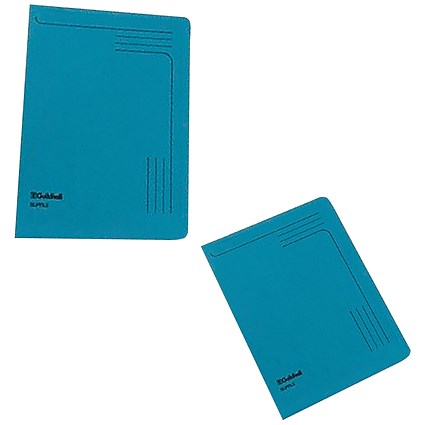 Guildhall A4 Slipfile, Blue, Pack of 50