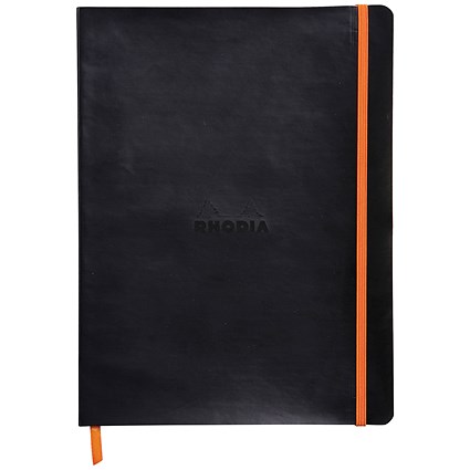 Rhodia Soft Cover Notebook 160 Pages B5 Black