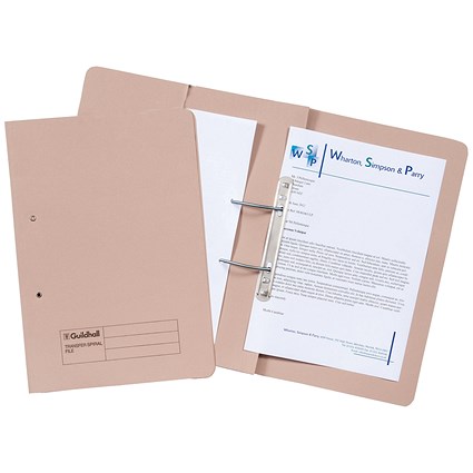 Guildhall Front Pocket Transfer Files, 420gsm, Foolscap, Buff, Pack of 25 Guildhall Front Pocket Transfer Files, 420gsm, Foolscap, Buff, Pack of 25