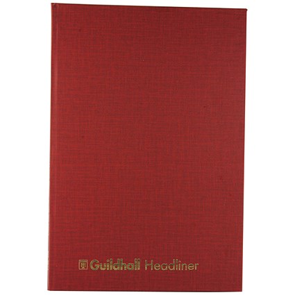 Guildhall Headliner Book 80 Pages 298x203mm 38/14 1151
