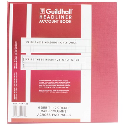 Guildhall Headliner Book 80 Pages 298x273mm 48/6-12 1293