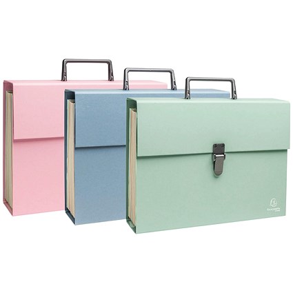 Exacompta Autentik Expanding Multipart Filing Box A4 Assorted | Paperstone