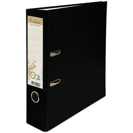 Forever PremTouch Lever Arch File A4 80mm Black (Pack of 10) 53981E