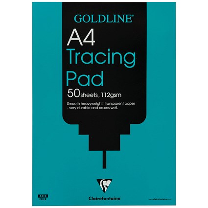 Goldline Heavyweight Tracing Pad, A4, 112gsm, 50 Sheets