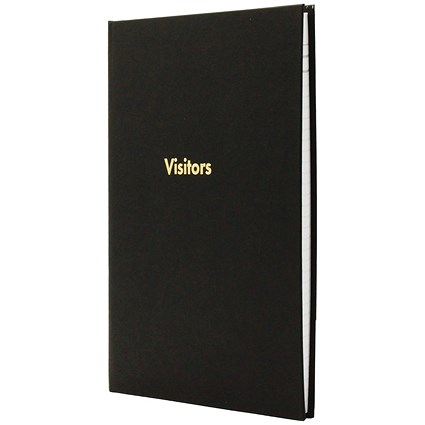 Guildhall Visitors Book, Casebound, 160 Pages, Black Guildhall Visitors Book, Casebound, 160 Pages, Black
