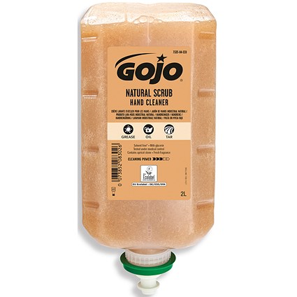 Gojo Pro TDX Natural Scrub Refill 2000ml (Pack of 4) 7335-04-EEU