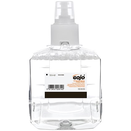 Gojo LTX-12 Antibacterial Foam Hand Wash Cartridge, 1.2 Litres, Pack of 2