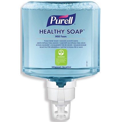 Purell ES8 Healthy Soap Foam Mild Refill Unfragranced 1200ml (Pack of 2) 7769-02-EEU00
