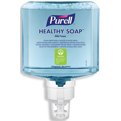 Purell ES8 Healthy Soap Foam Mild Refill Unfragranced 1200ml (Pack of 2) 7769-02-EEU00