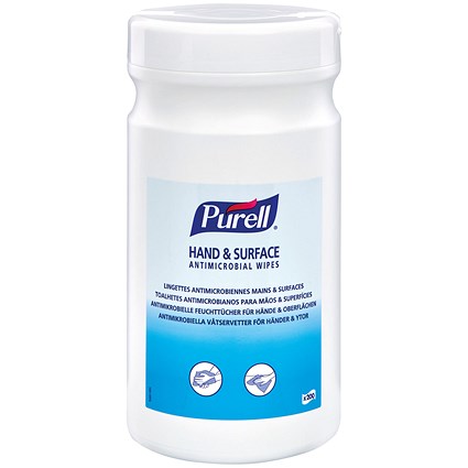 Purell Antimicrobial Hand & Surface Wipes, Pack of 200