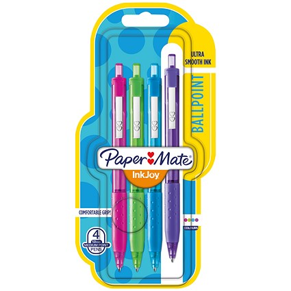Paper Mate Inkjoy Retractable Pen Fun Blister (Pack of 48) S0959900
