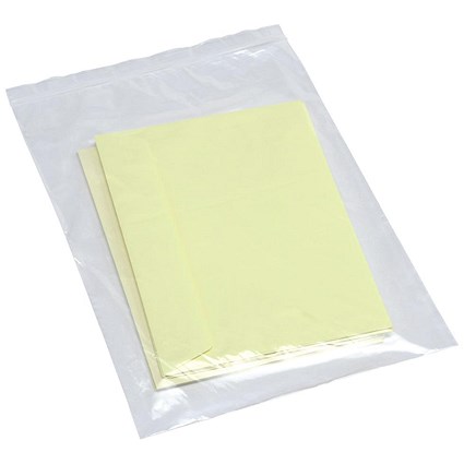 Minigrip Bag 255x355mm Clear (1000 Pack) GL-14