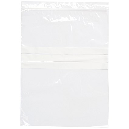 Write-on Minigrip Bag 205x280mm (1000 Pack) GA-131
