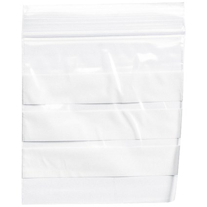Write-on Minigrip Bag 55x55mm (Pack of 1000) GA-120