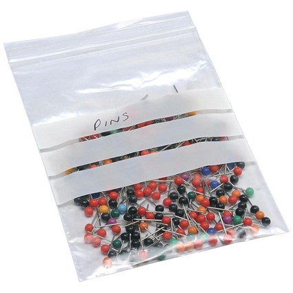 Write-on Minigrip Bag 100x140mm (1000 Pack) GA-125